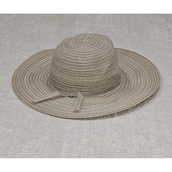 O'Rageous Accessories - EUC O'RAGEOUS women's 3.5" brim floppy packable beige beach/ sun hat, O/S